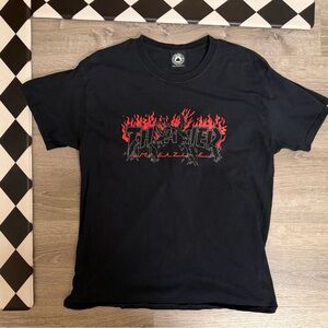 Thrasher Crows Black Tee